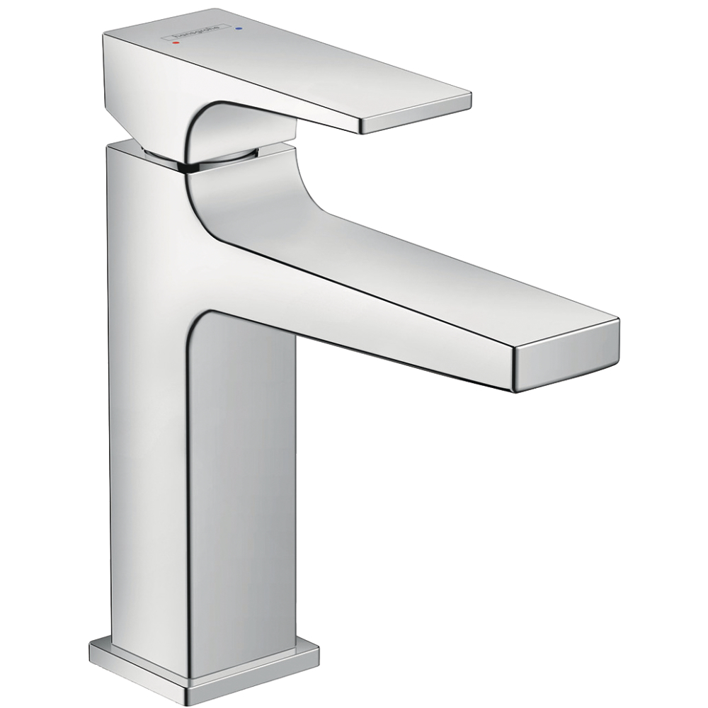 Waschtisch-Einhebel-Armatur Hebelgriff Metropol 110 chrom mit Zugstangen-Ab-
