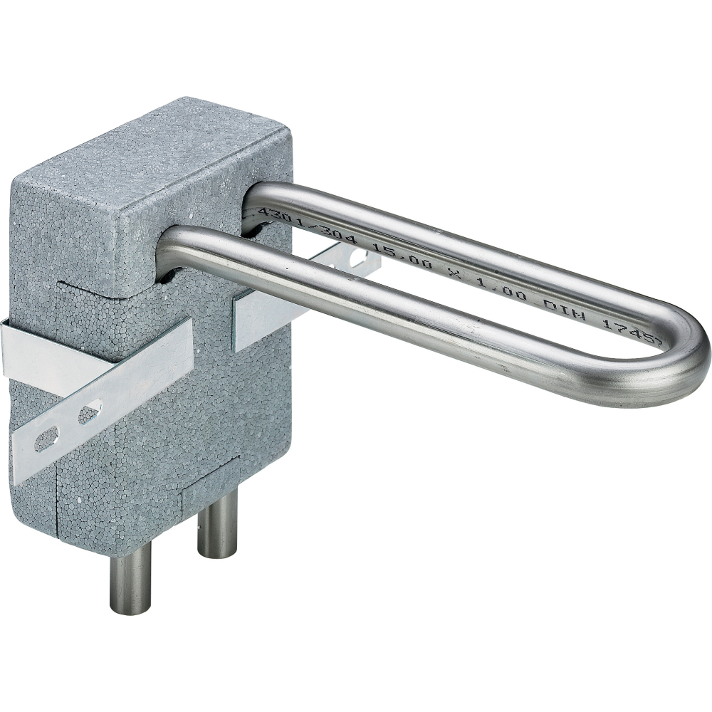 Viega Heizkörperanschlussblock Sanfix 1097.9 in 15x150mm Edelstahl-Rostfrei