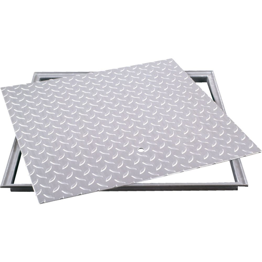 Schachtabdeck. 100x100cm begehbar verzinkt