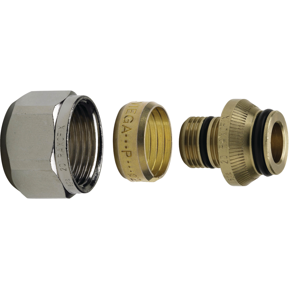 Viega Raxofix Verschraubung 16x3/4 5381.5 vernickelt