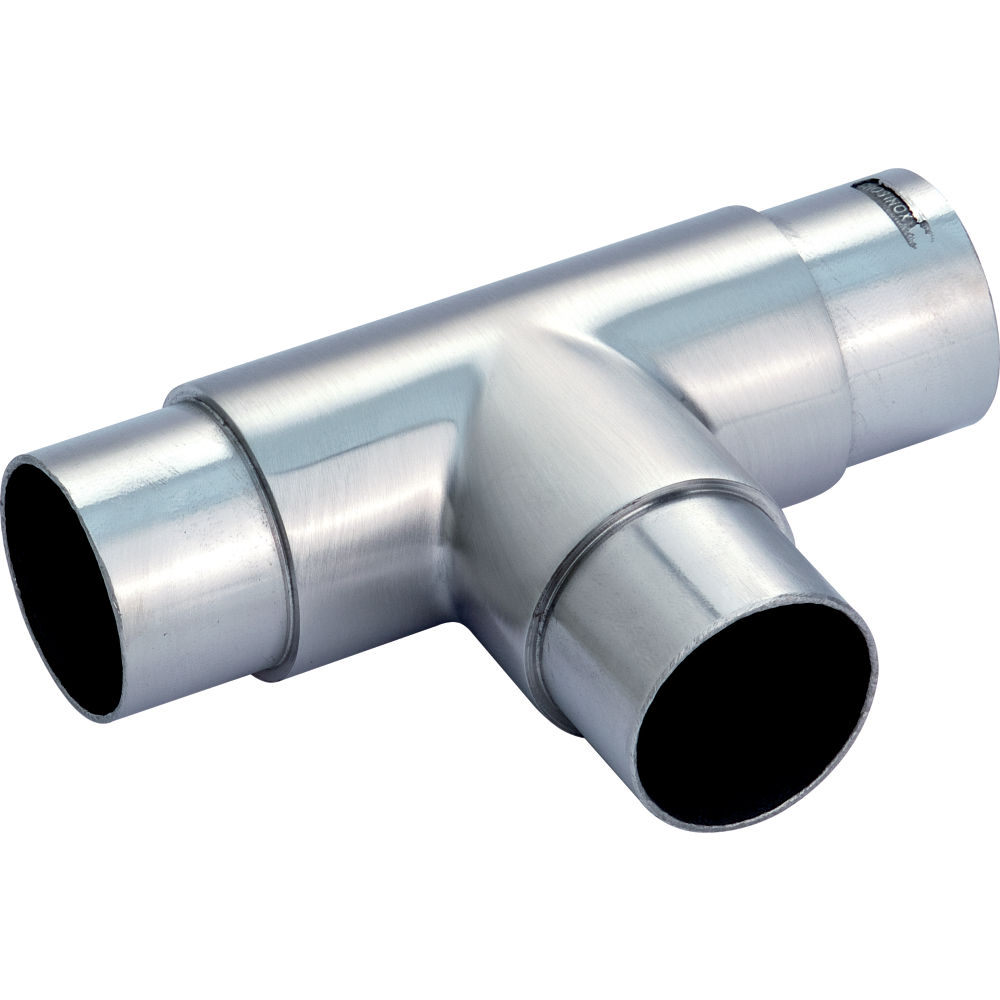 V2A-T-Steck-Verbinder K240 für Rohr 42,4x2,0mm