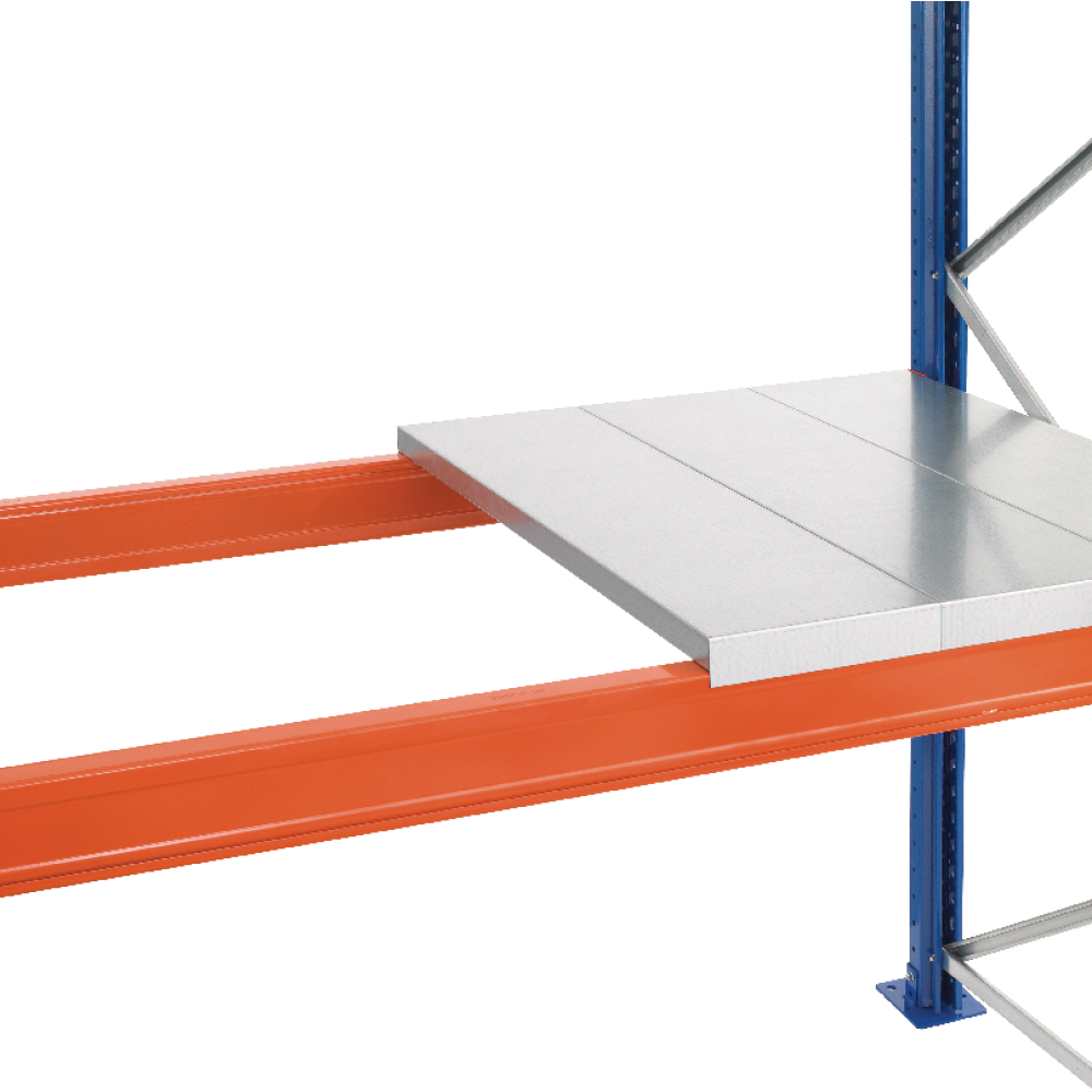 Palettenregal Stahlpaneel1100x2700mm aufgelegt s