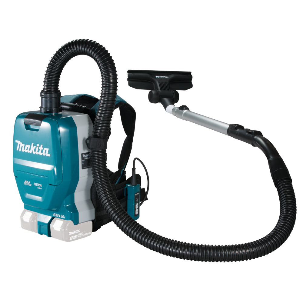 Makita Akku-Rucksack Staubsauger DVC261ZX15 2x18V