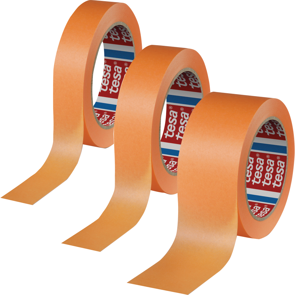 tesakrepp 4342 50m x 50mm, orange Präzisionskrepp