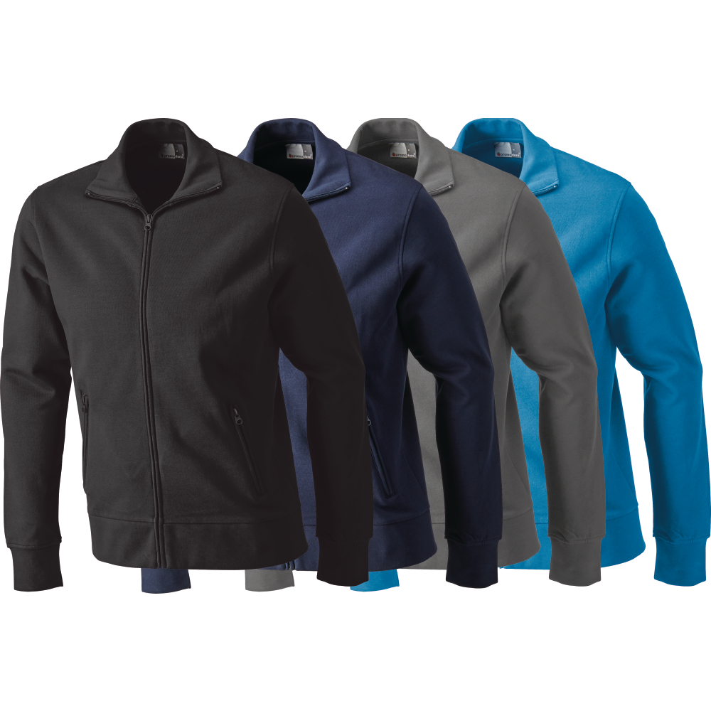 promodoro Herren Sweatshirtjacke 5290 steelgrey Gr.M