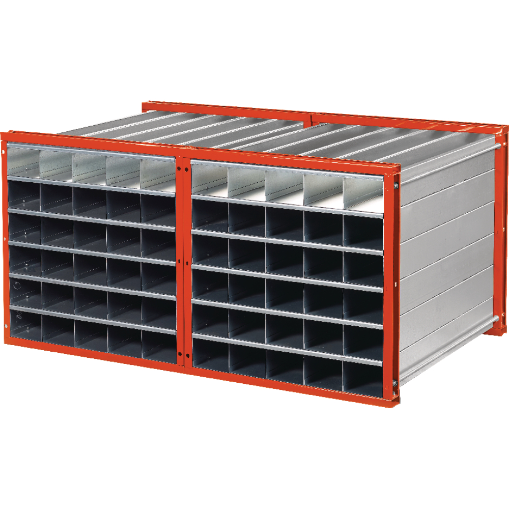 Wabenregal RWR-16/1 1000x1000x1000 16 Fächer RAL 2004