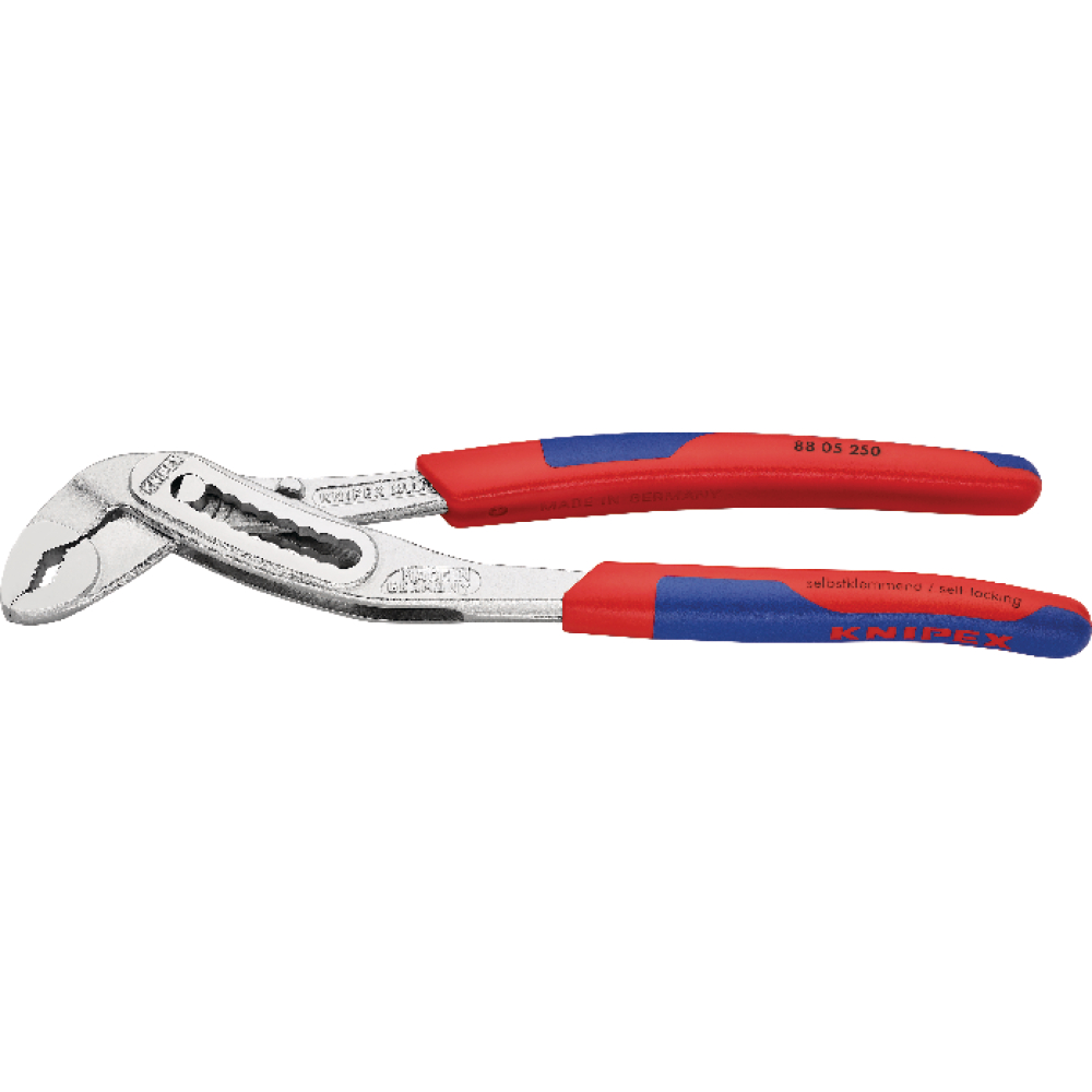 KNIPEX Wasserpumpenzange Alligator® mit Mehrkomponenten-Griffen 250mm