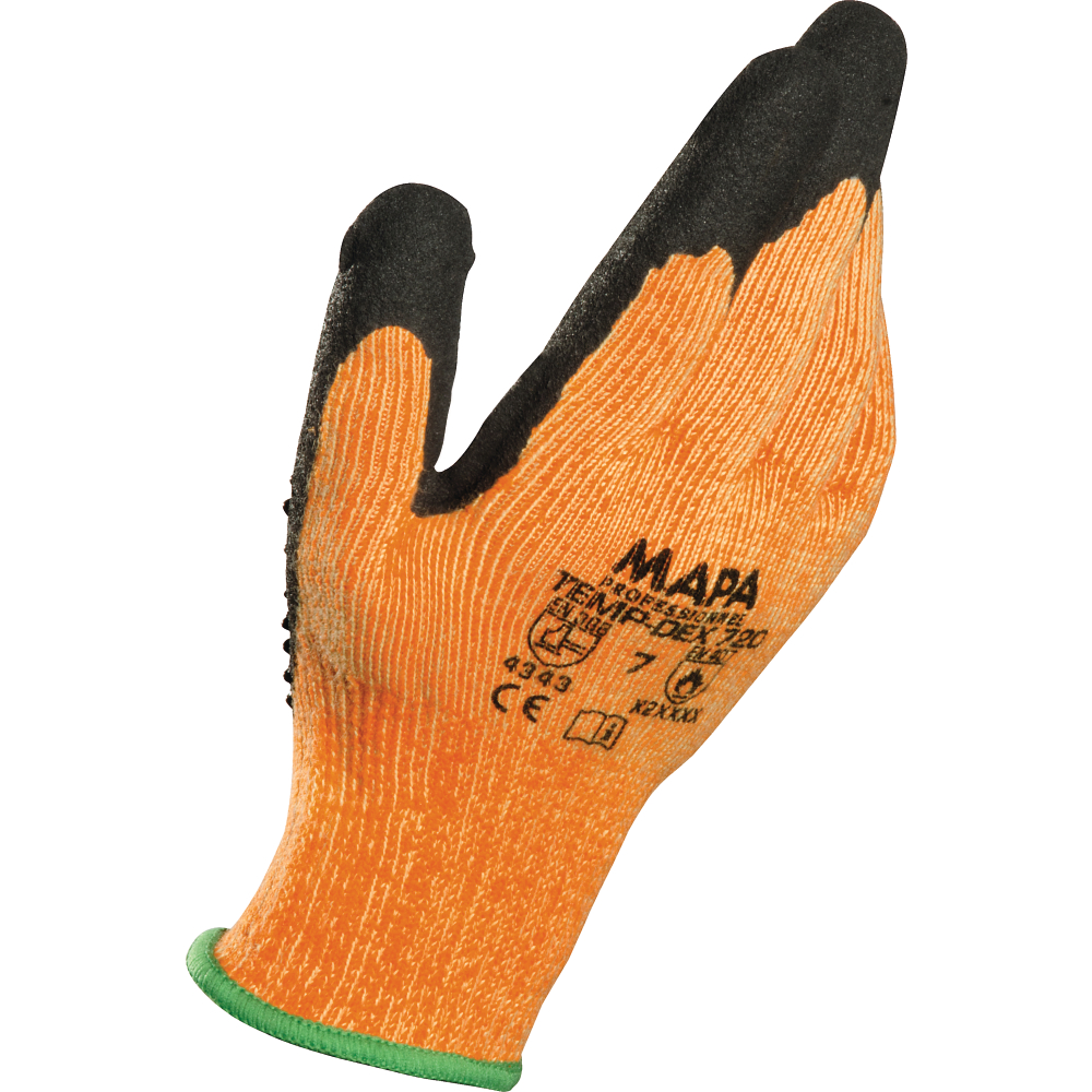 MAPA Hitzeschutzhandschuh TempDex 720 orange-schwarz Gr.9