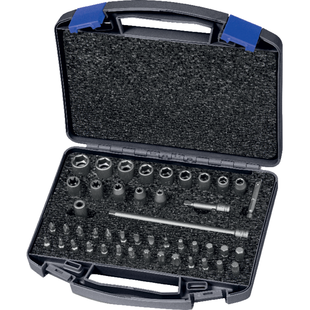 Kraft- Steckschlüssel-Satz 1/4" 46-teilig ASW