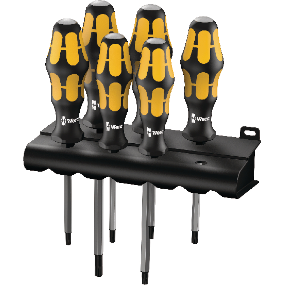Schraubendr.-Satz Torx 6-tlg. Schlagkappe Wera
