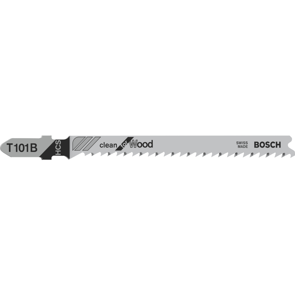 Bosch Stichsägeblatt T 101 B Clean for Wood 25 Sägeblätter