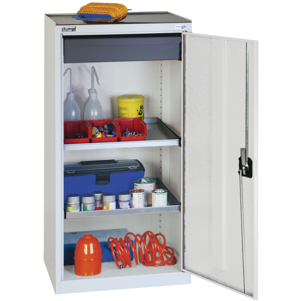 Werkzeugschrank 1 SL 2WA 1000x500x500 mm grau
