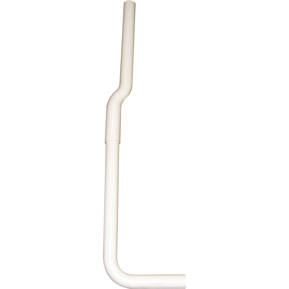 WC-Spülrohr PVC 60 mit losem Bogen