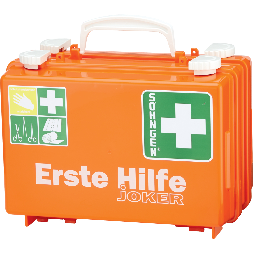 Söhngen Erste-Hilfe-Koffer QUICK - CD JOKER mit Füllung Standard DIN 13157