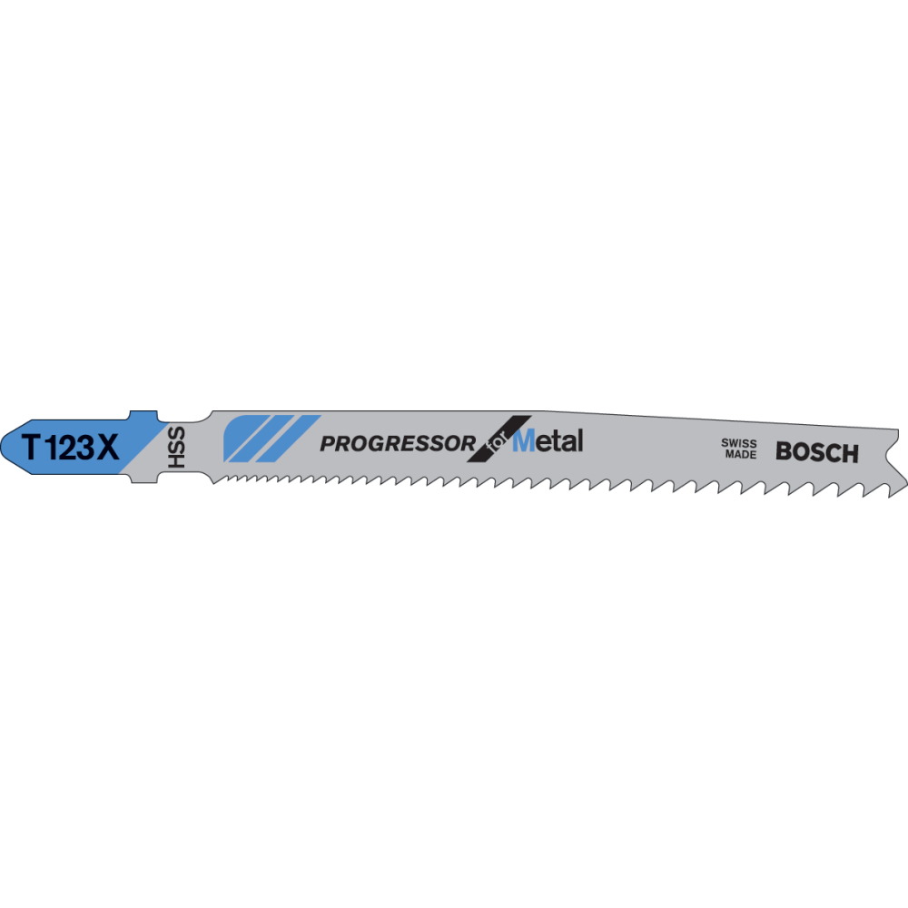 Bosch  Stichsägeblatt T 123 XF PRO Metal thick and thin 5 Sägeblätter