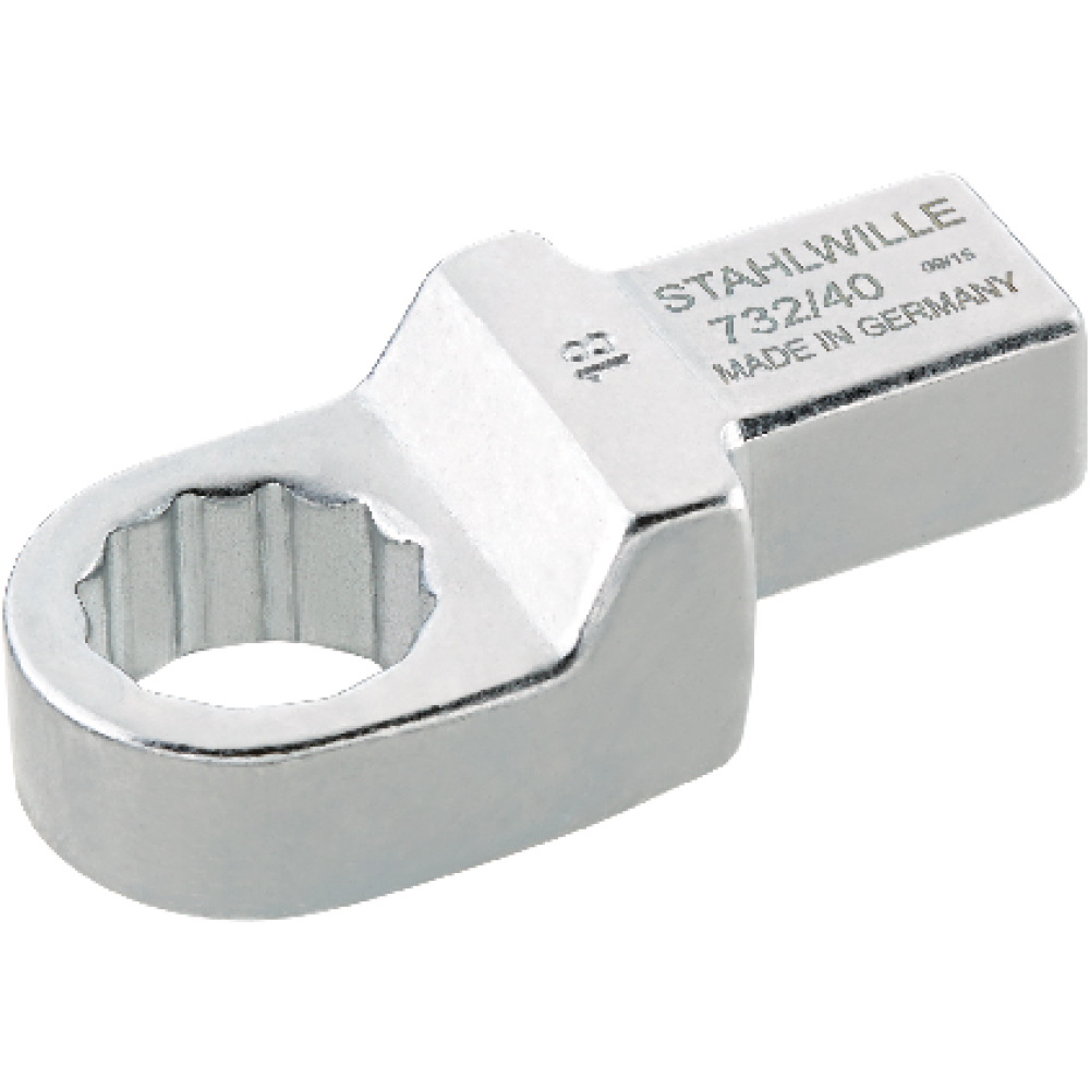 Einsteck-Ringschlüssel, offen 14x18 mm