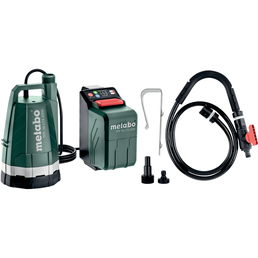 Metabo Akku-Tauch-/Regenfasspumpe 18V TPF18LTX2200 - Solo