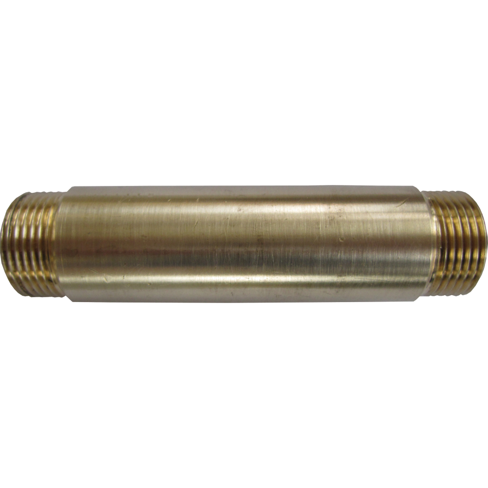 Zählerpassstück 3/4"x110 flachdichtend messing
