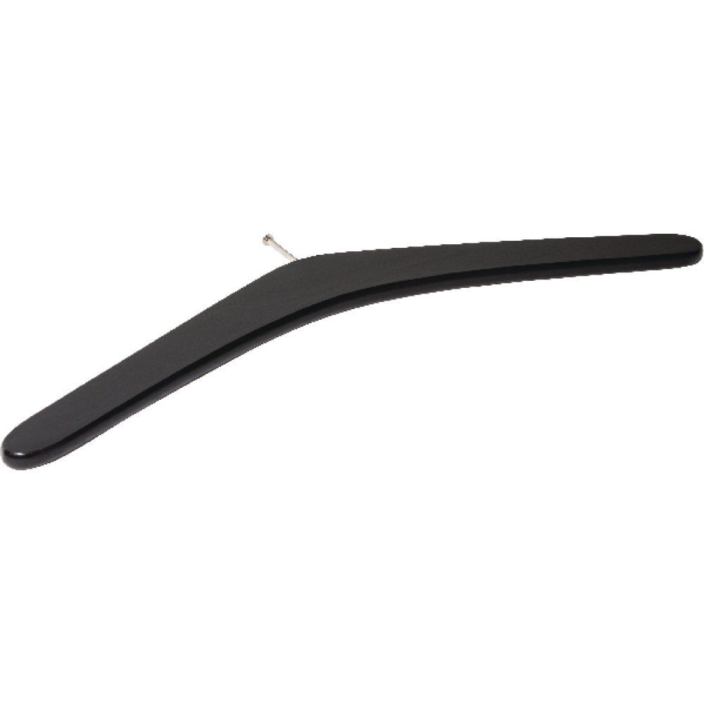 Kleiderbügel aus Hartholzfür Serie Classic Farbe Schwarz mit