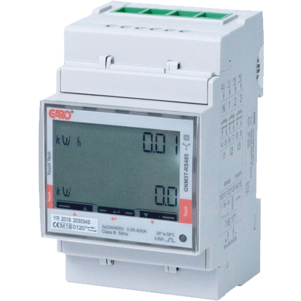 Wandlerzähler 250A ModBus 400 V Nennstrom 5A 3p