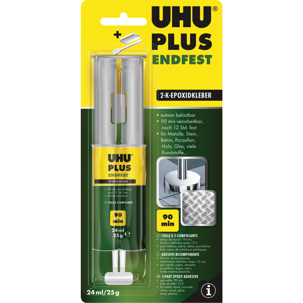 UHU® PLUS ENDFEST 2-Komponenten-Klebstoff