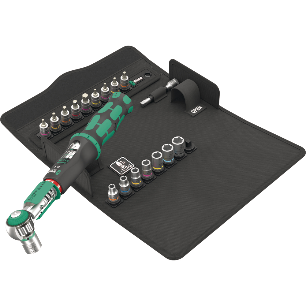 Drehmomentschlüssel-Satz Wera Set 1 Safe-Torque, 1/4" Vierkant, 2-12 Nm