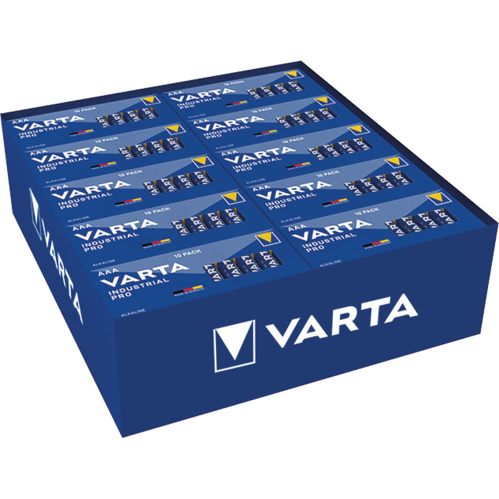 Batterie Industrial Pro AAA Karton a 700 Stück VARTA