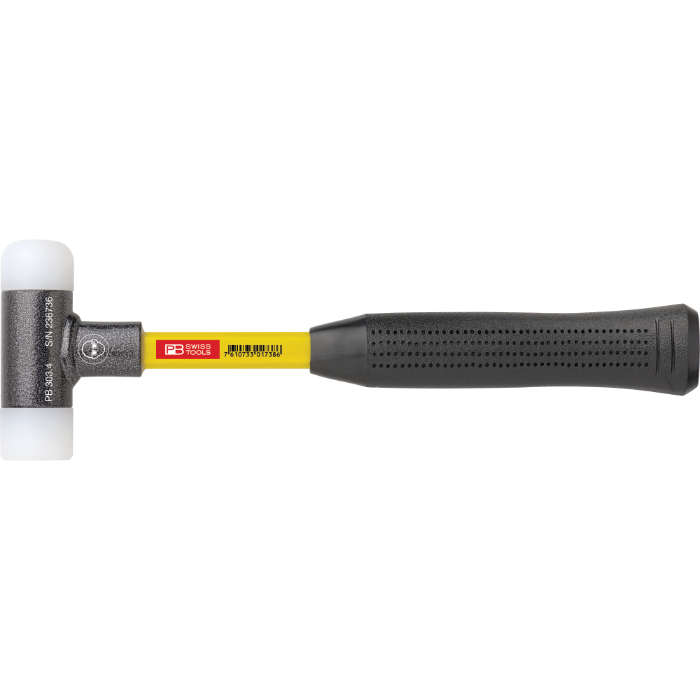 PB Swiss Tools Schonhammer mit Glasfaserstiel rückschlagfrei 40mm