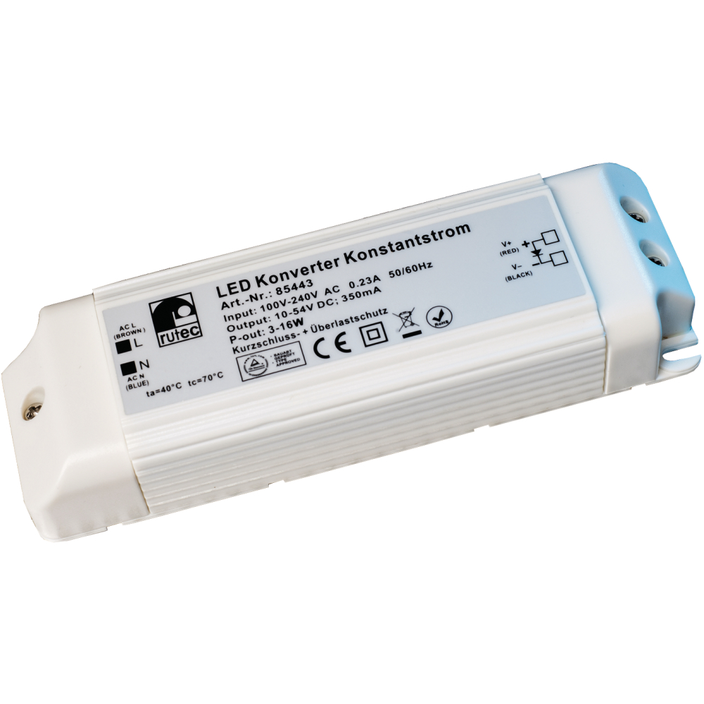 LED-Konverter 350mA 3-16W IP20 85443