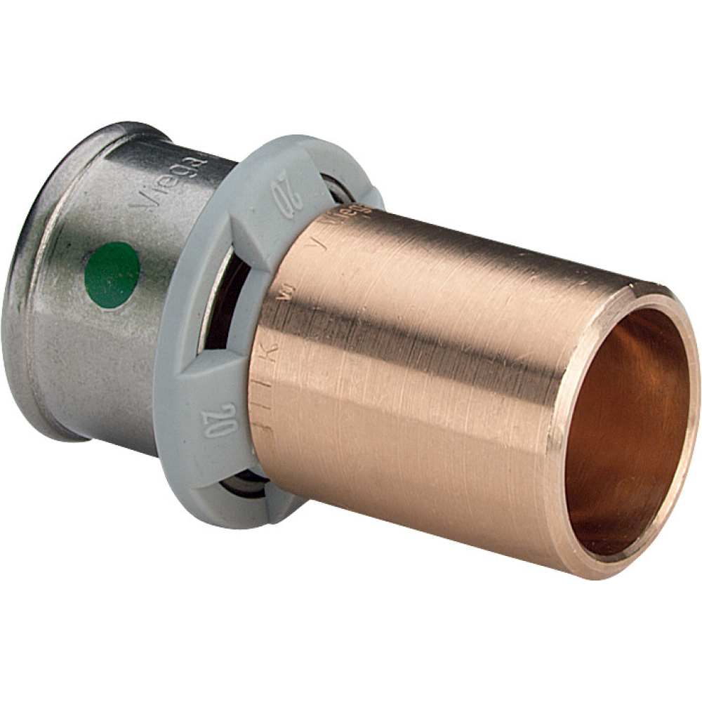Viega Einsteckstück Sanfix P 2113 in 50 x 42mm Rotguss