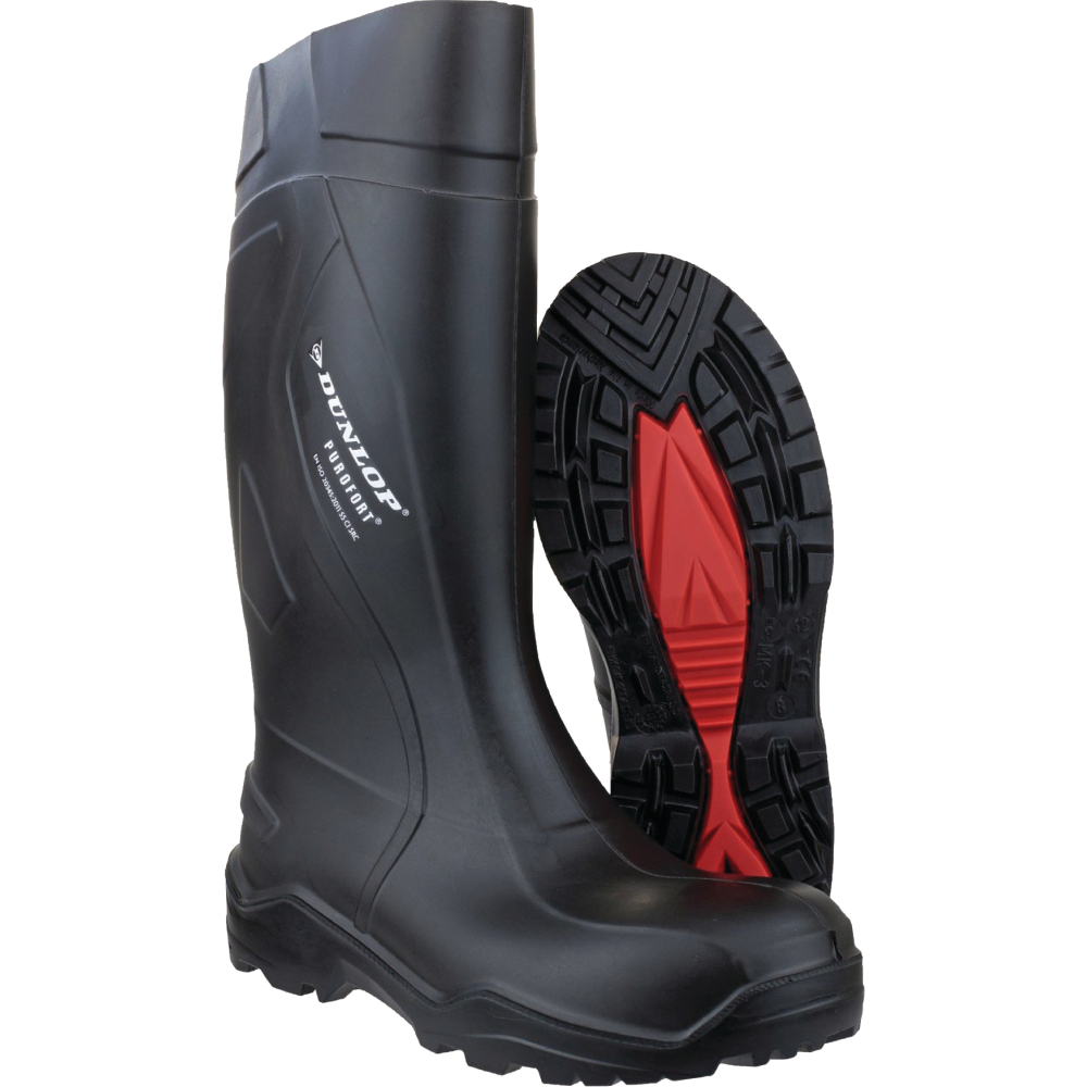 Stiefel Dunlop Purofort+, S5 CI SRC,Gr.43,schw.