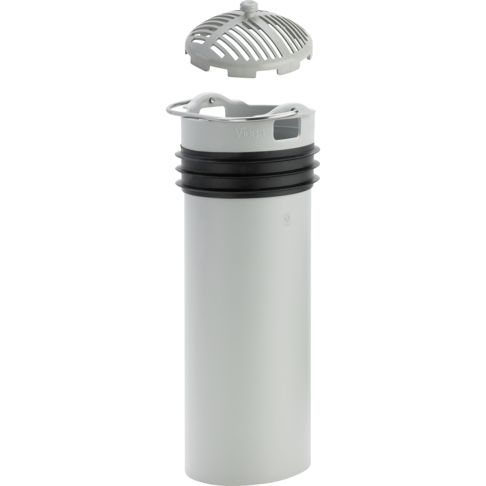 Viega Tauchrohr 4960.90 in 65mm Kunststoff grau