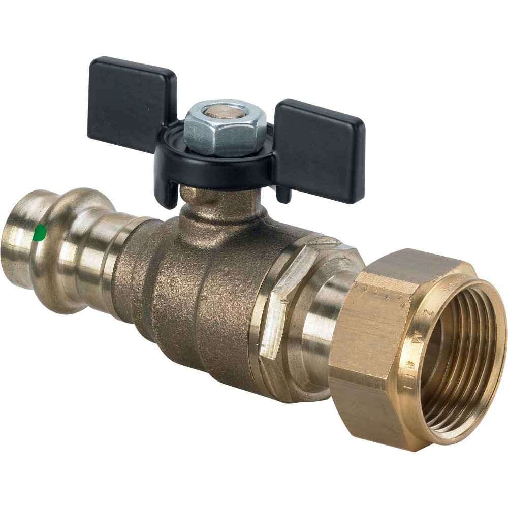 Viega Kugelhahn mit SC Easytop 2275.7 in G3/4x18mm Siliziumbronze