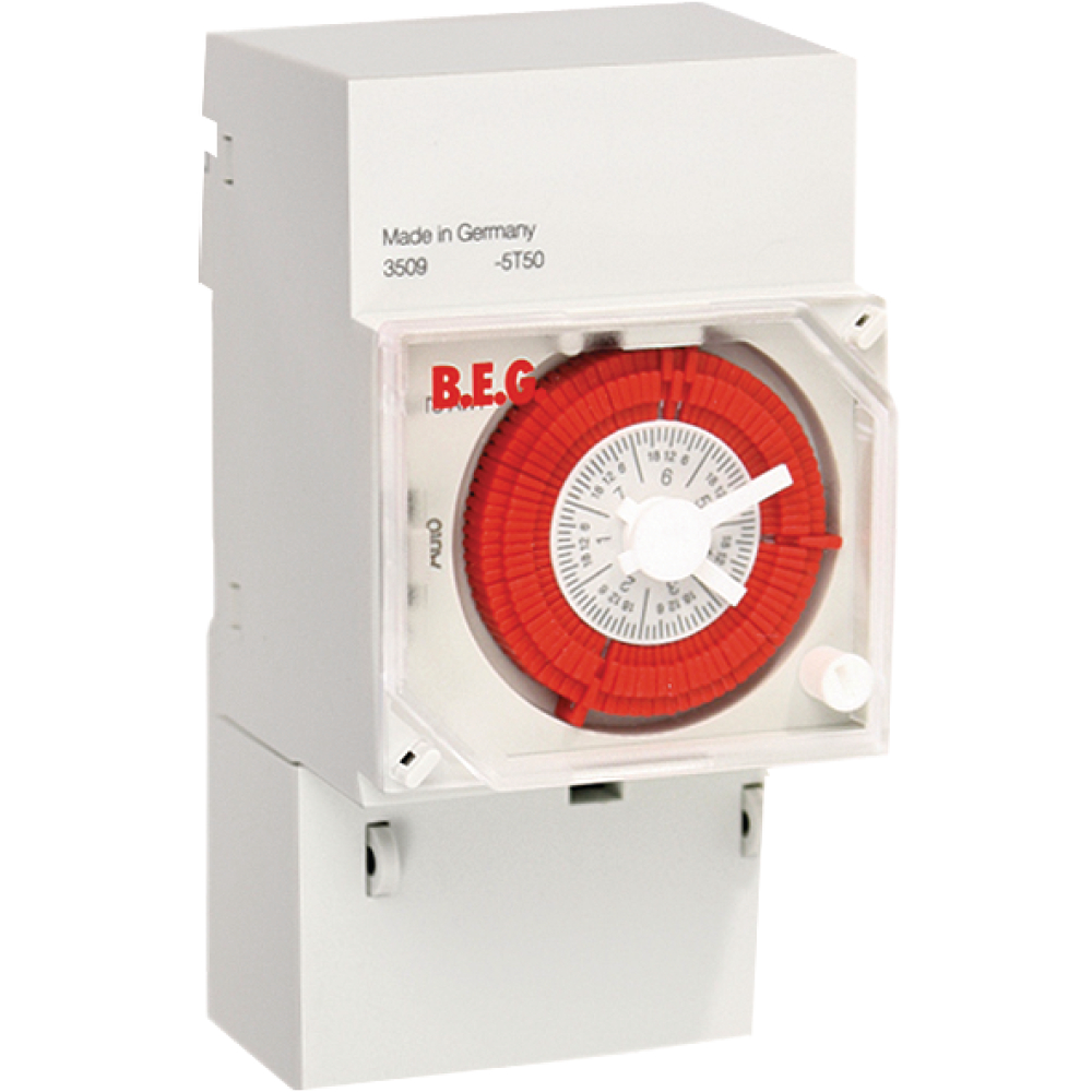 BEG Wochenuhr analog TS-AW1 ohne Gangreserve