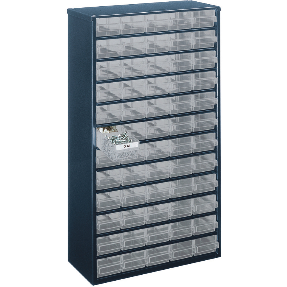 Schubla.-Magazin 1260- 00 60 Schubladen blau Raaco
