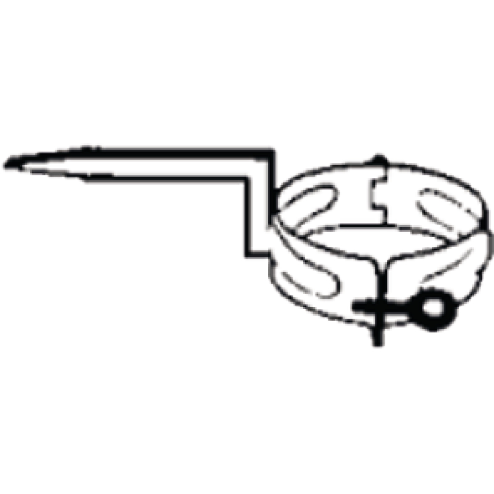 Rohrschelle 140 mm Stift