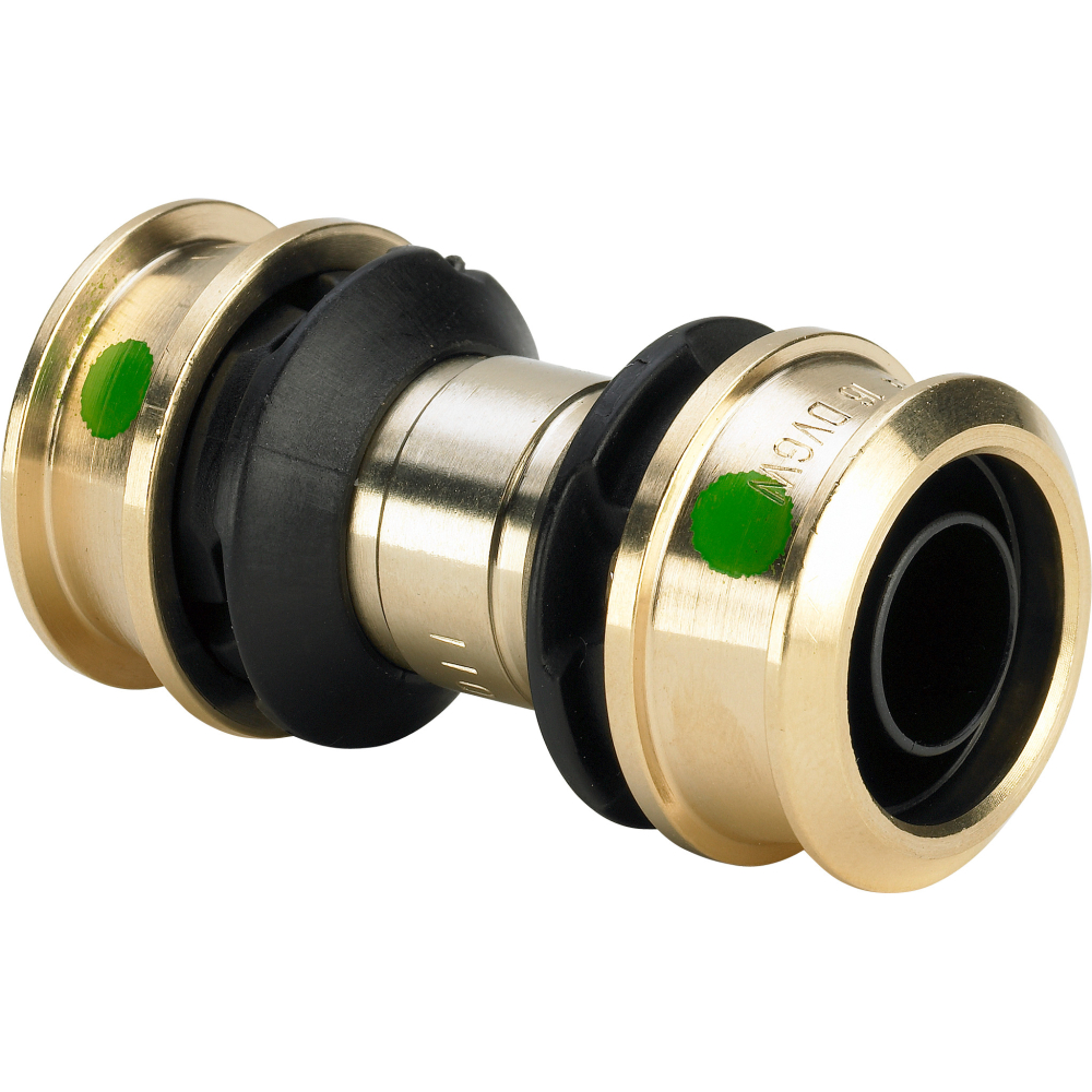 Viega Kupplung mit SC Raxofix 5315 in 40mm x 16mm Siliziumbronze