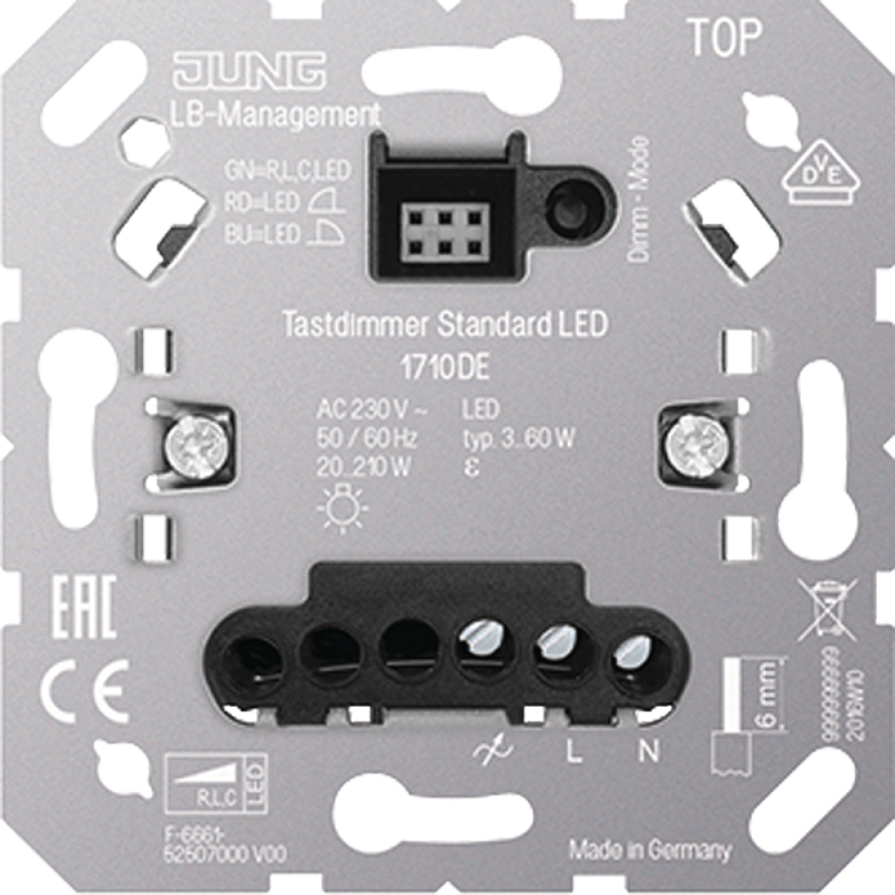 LED-Tastdimmereinsatz Standard 1710 DE Jung