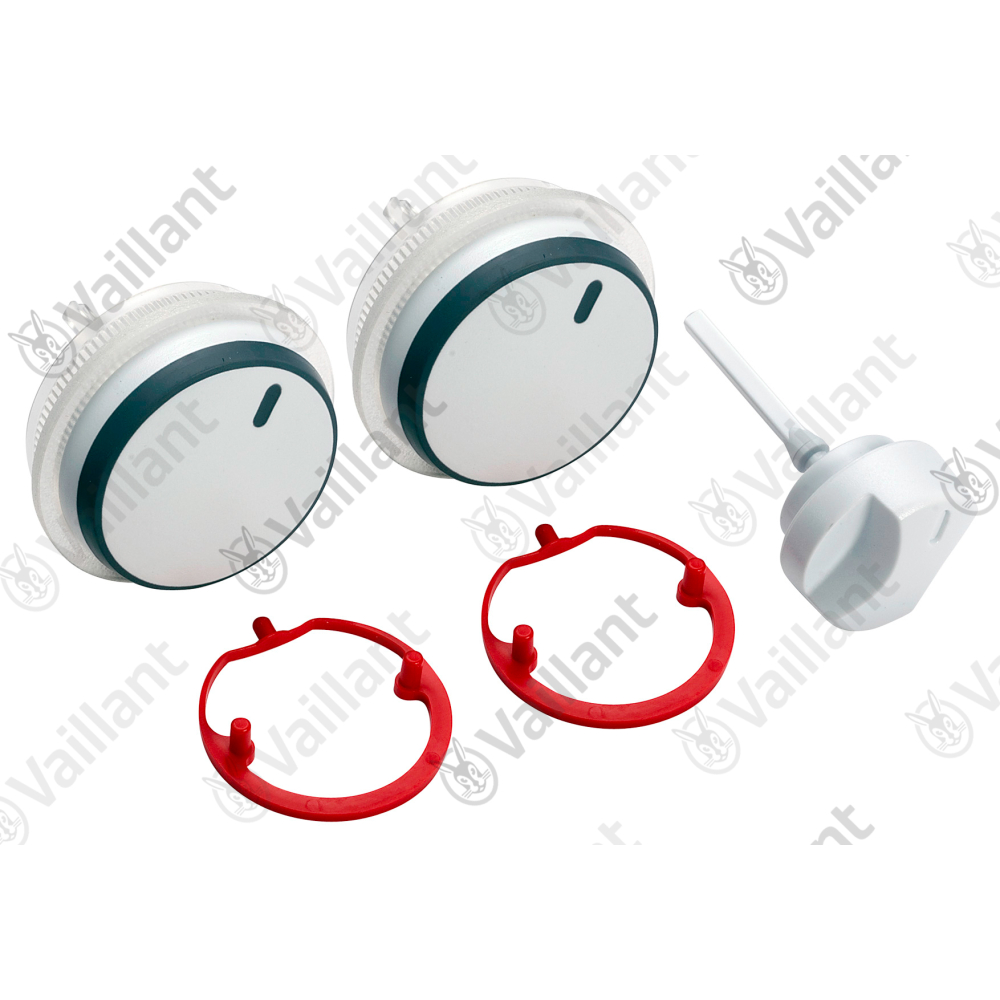 Vaillant Knopf, weiß (excl.), Set a 3 St. Vaillant-Nr. 0020048920