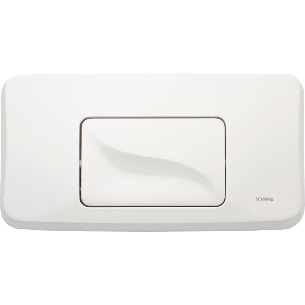 Schwab Betätigungsplatte Gala weiß
