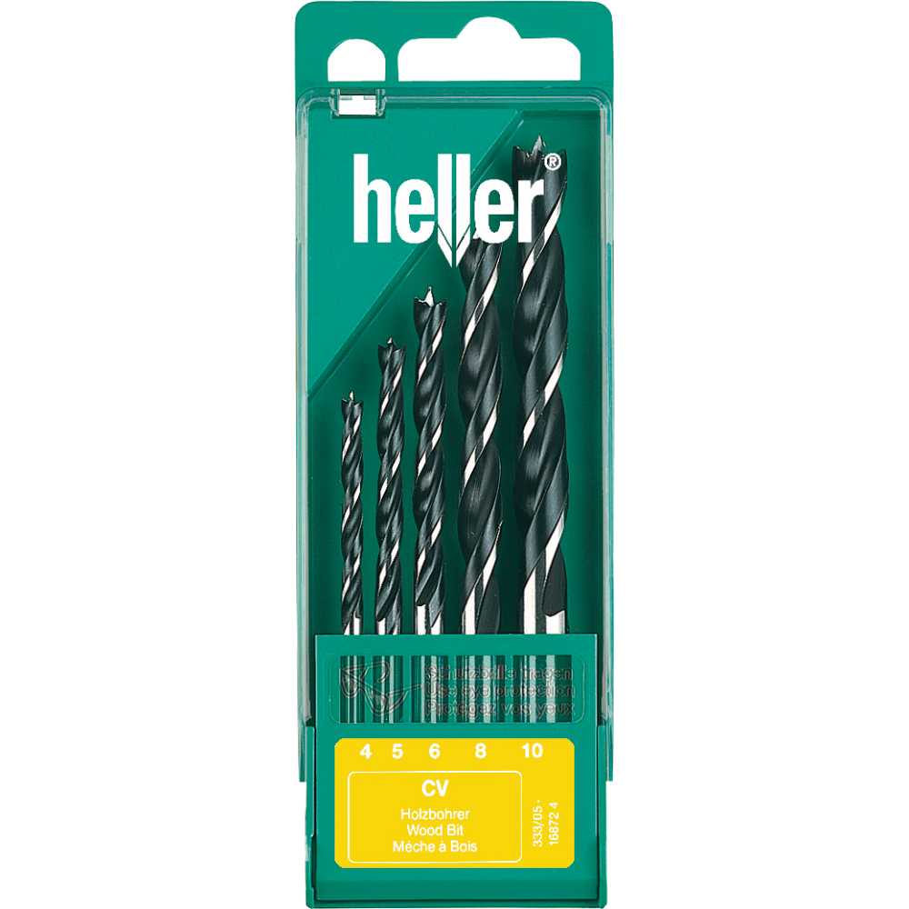 CV-Holzbohrersatz 5-tlg. Heller 333/05