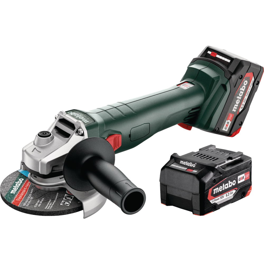 Metabo Akku-Winkelschleifer W 18 L 125 Q. 18V 5,2Ah