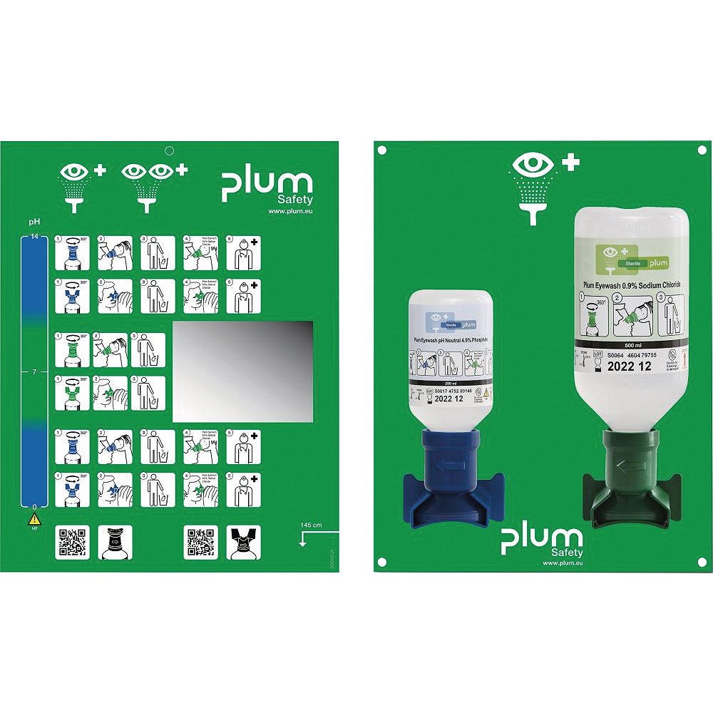 Plum Kombi-Station mit 200ml Augenspülflaschel 4,9% Phosphate & 500ml