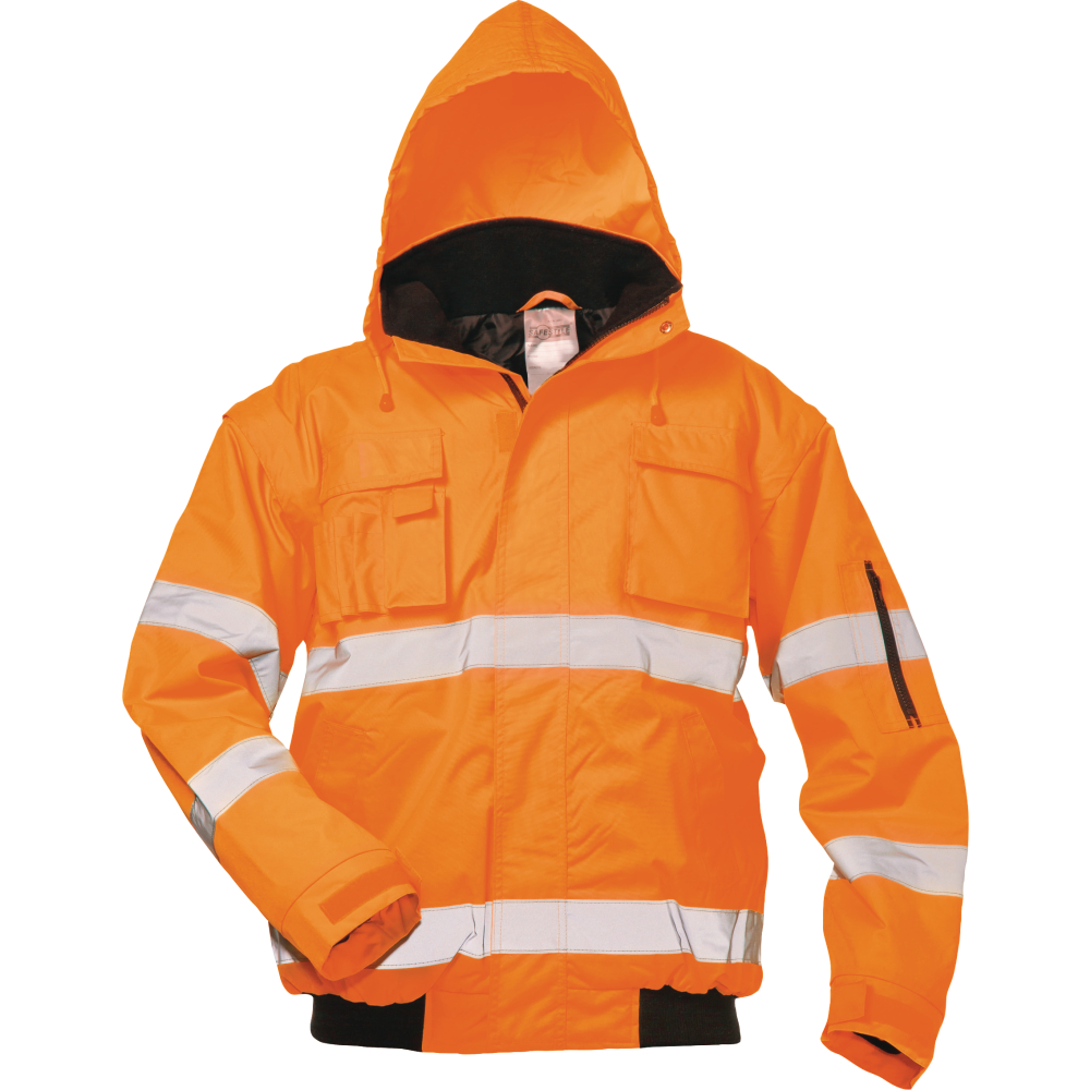 SAFESTYLE® Warnschutzpilotjacke TOM fluoreszierend orange Gr.M
