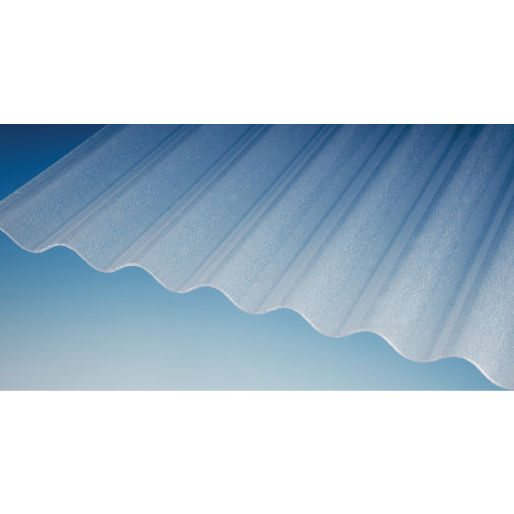 Wellpl. PLEXIGLAS® Resist 76/18 Rd farbl. C-Struk.