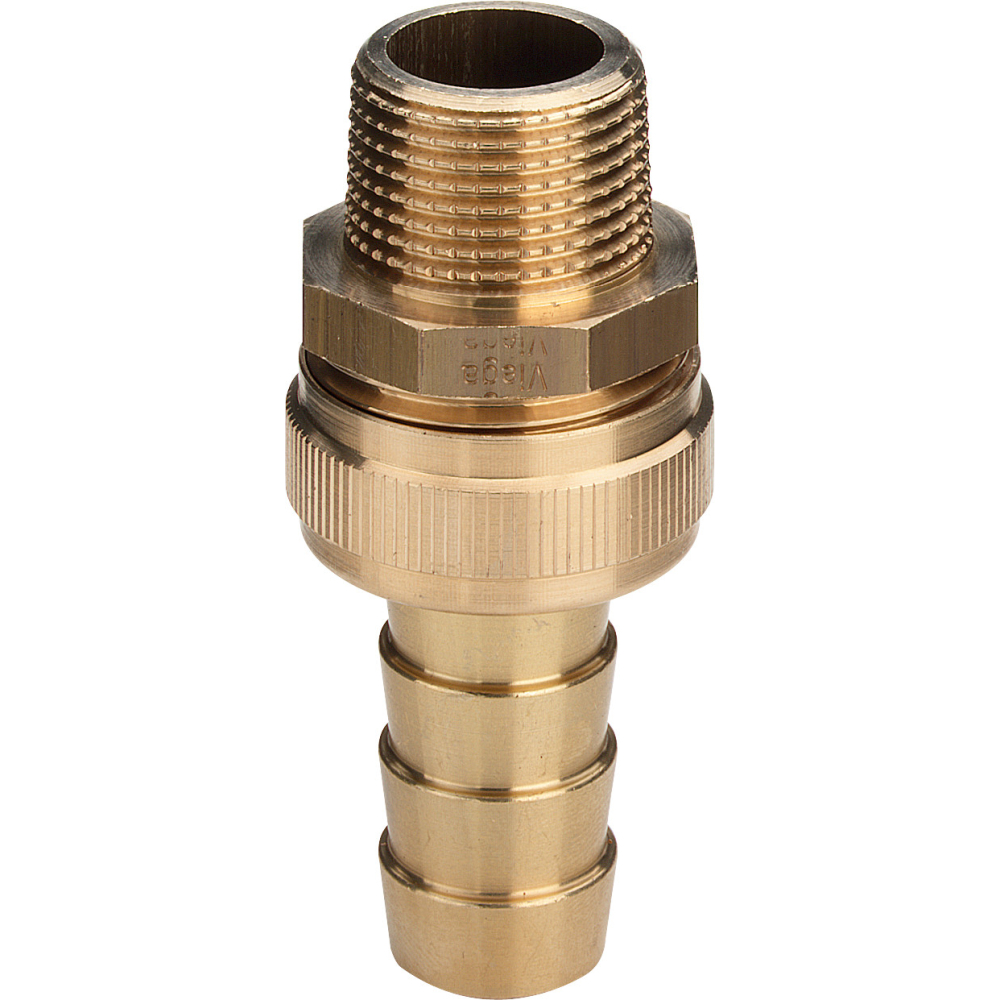 Viega Standrohrverschraubung 1832 R 2x2"xG 2 3/8, MS, konisch dichtend