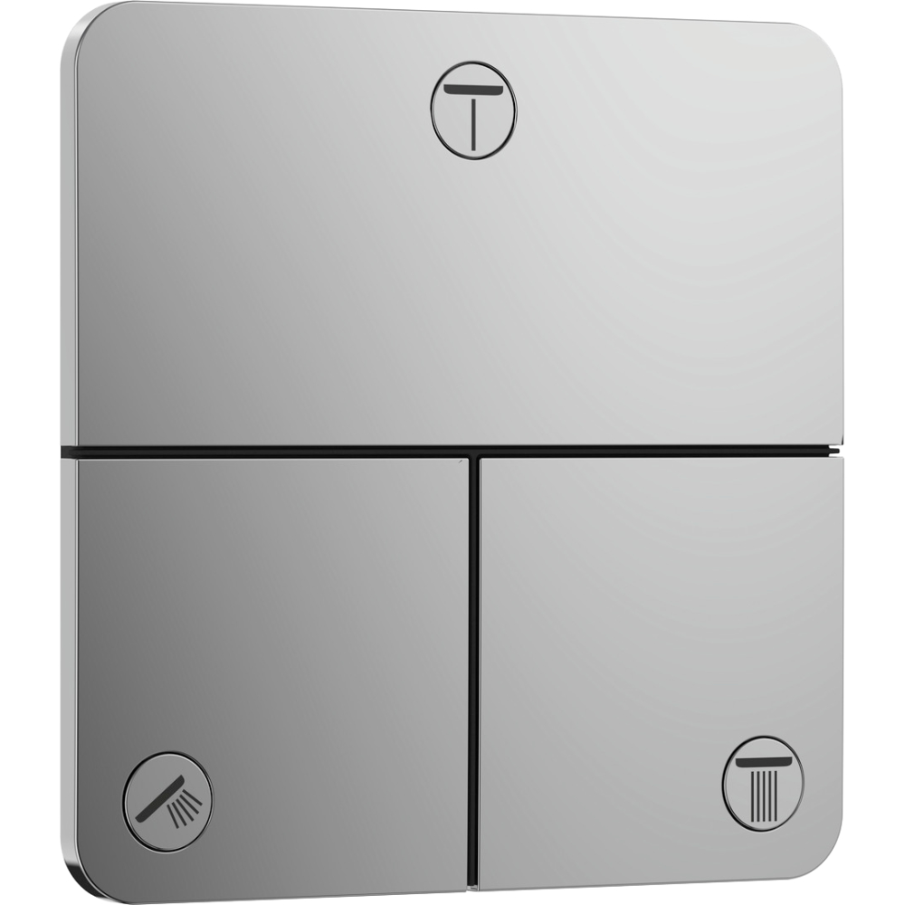 HG Absperrvent.UP ShowerSelect Comfort Q Fertigset 3 Verbraucher chrom