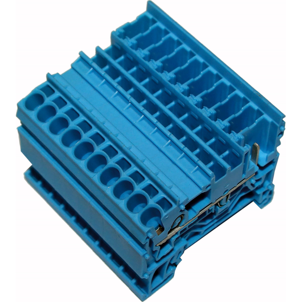 Wolf Reihenklemme steckbar X-COM S2,5, blau