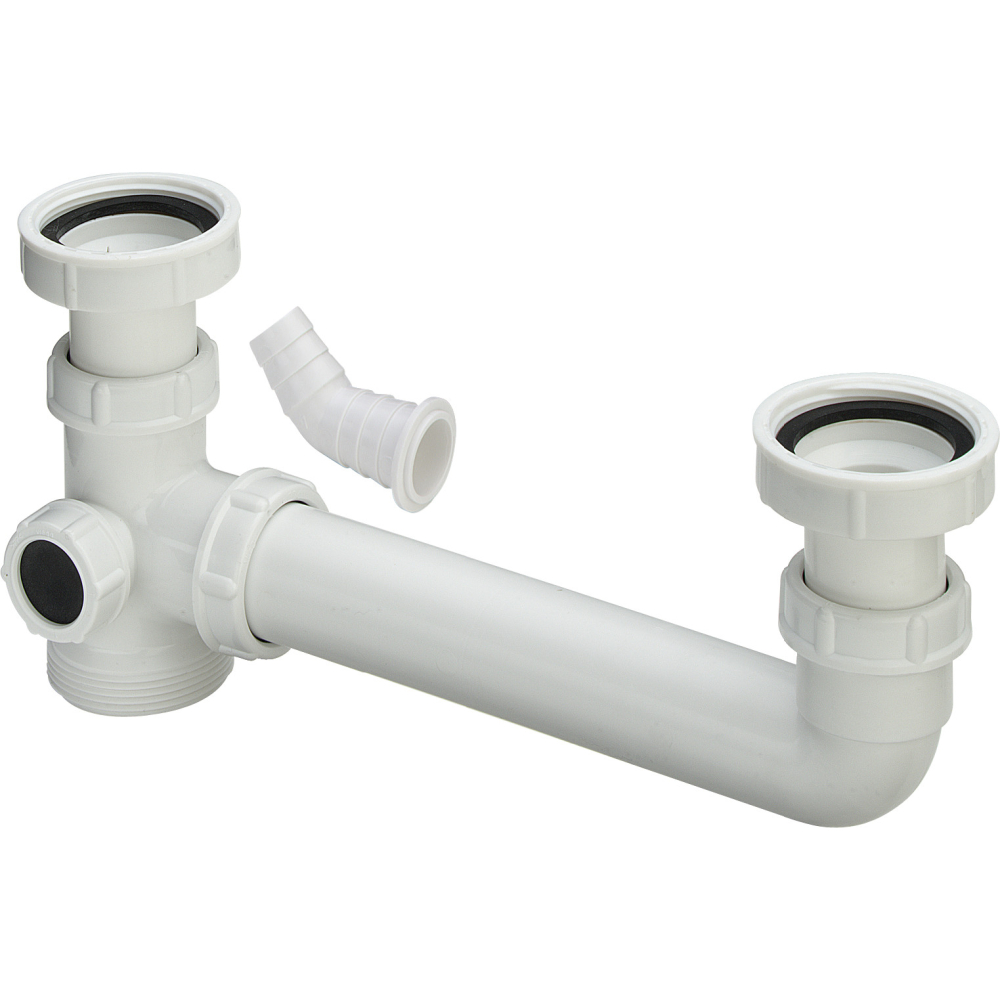 Viega Ablaufverbindung 794.1 in G2 x G2 x 80-285mm Kunststoff weiss