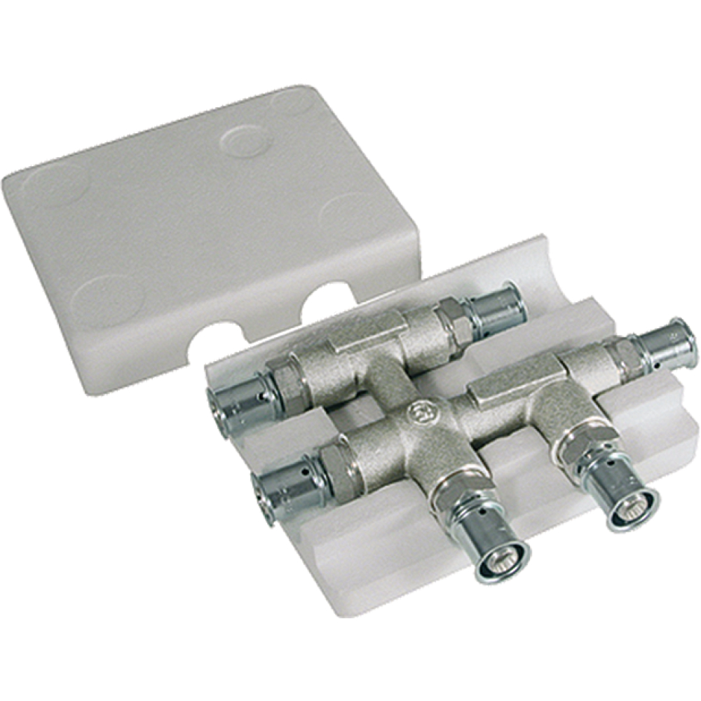 Kreuzfitting und Verteiler
